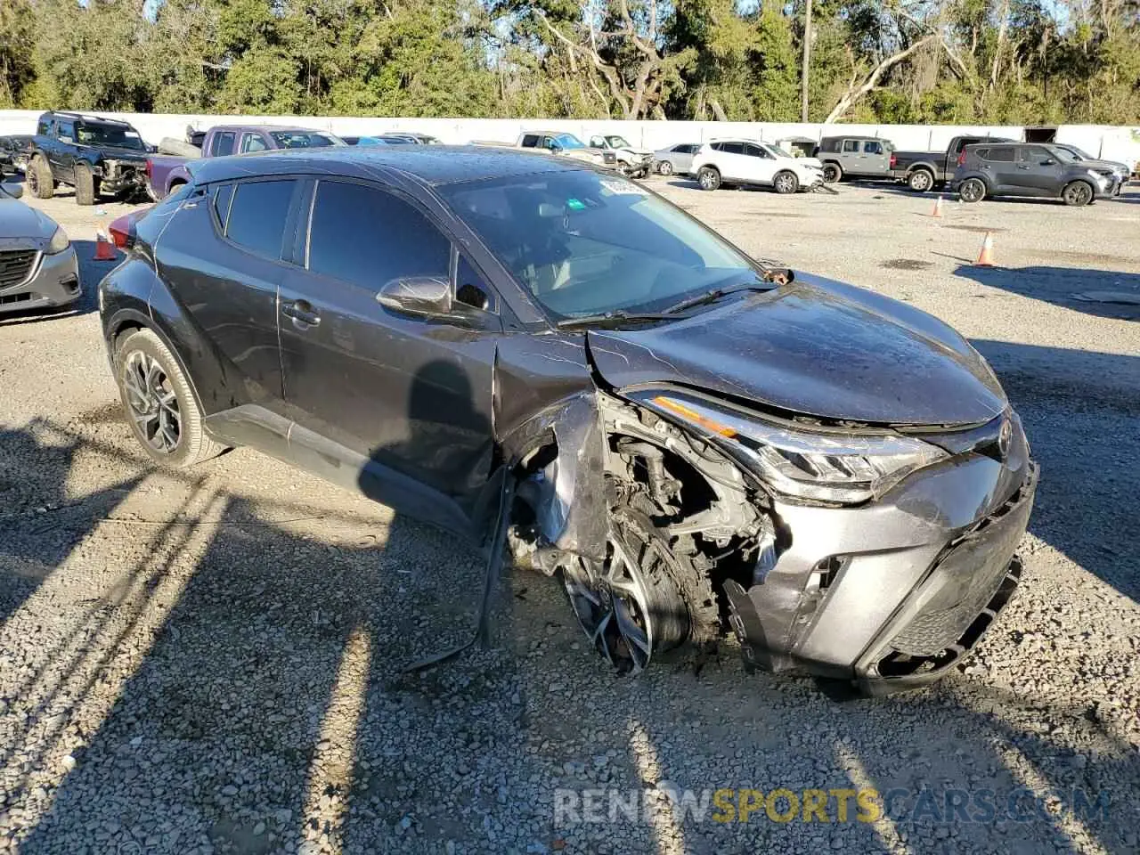 4 fotografías del automóvil dañado JTNKHMBX4L1091769 TOYOTA C-HR 2020