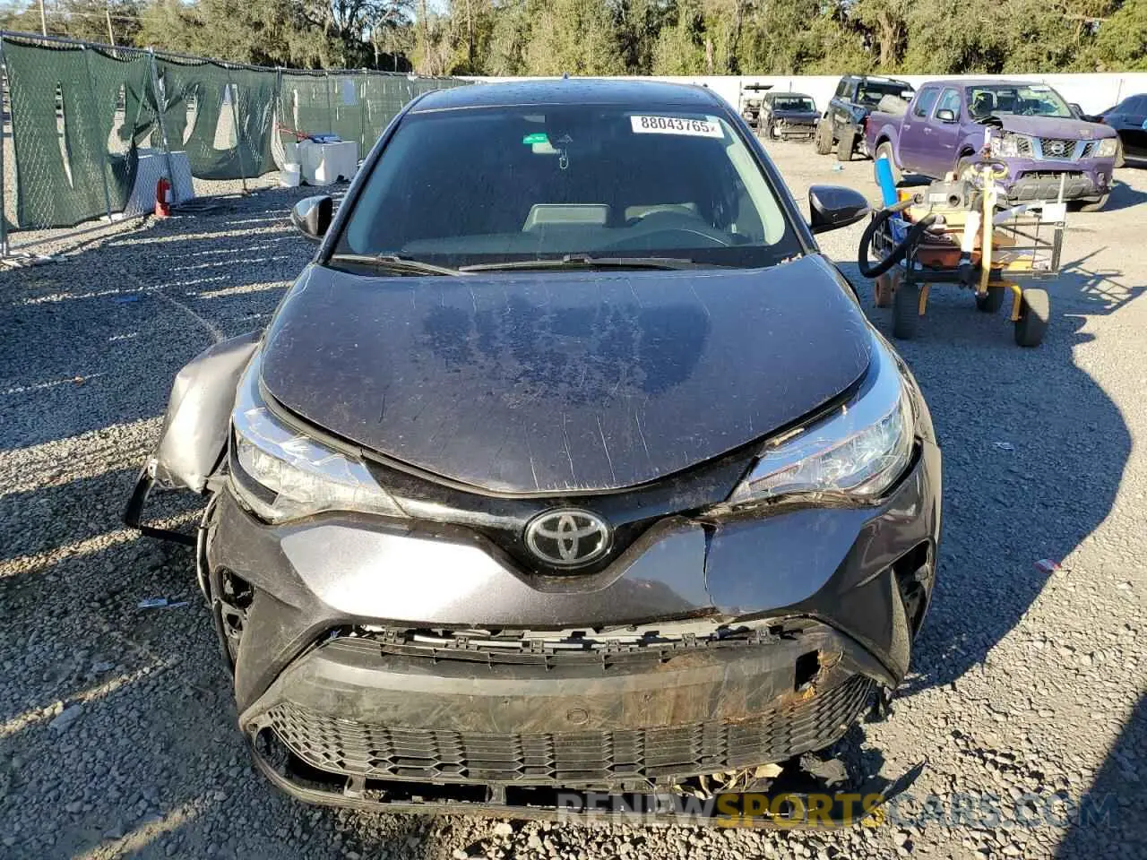 5 fotografías del automóvil dañado JTNKHMBX4L1091769 TOYOTA C-HR 2020