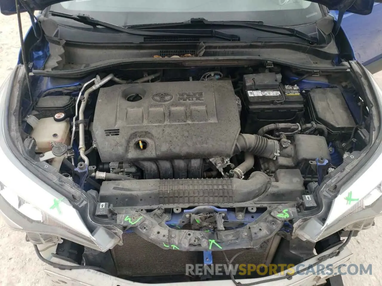 12 fotografías del automóvil dañado JTNKHMBX4L1092596 TOYOTA C-HR 2020