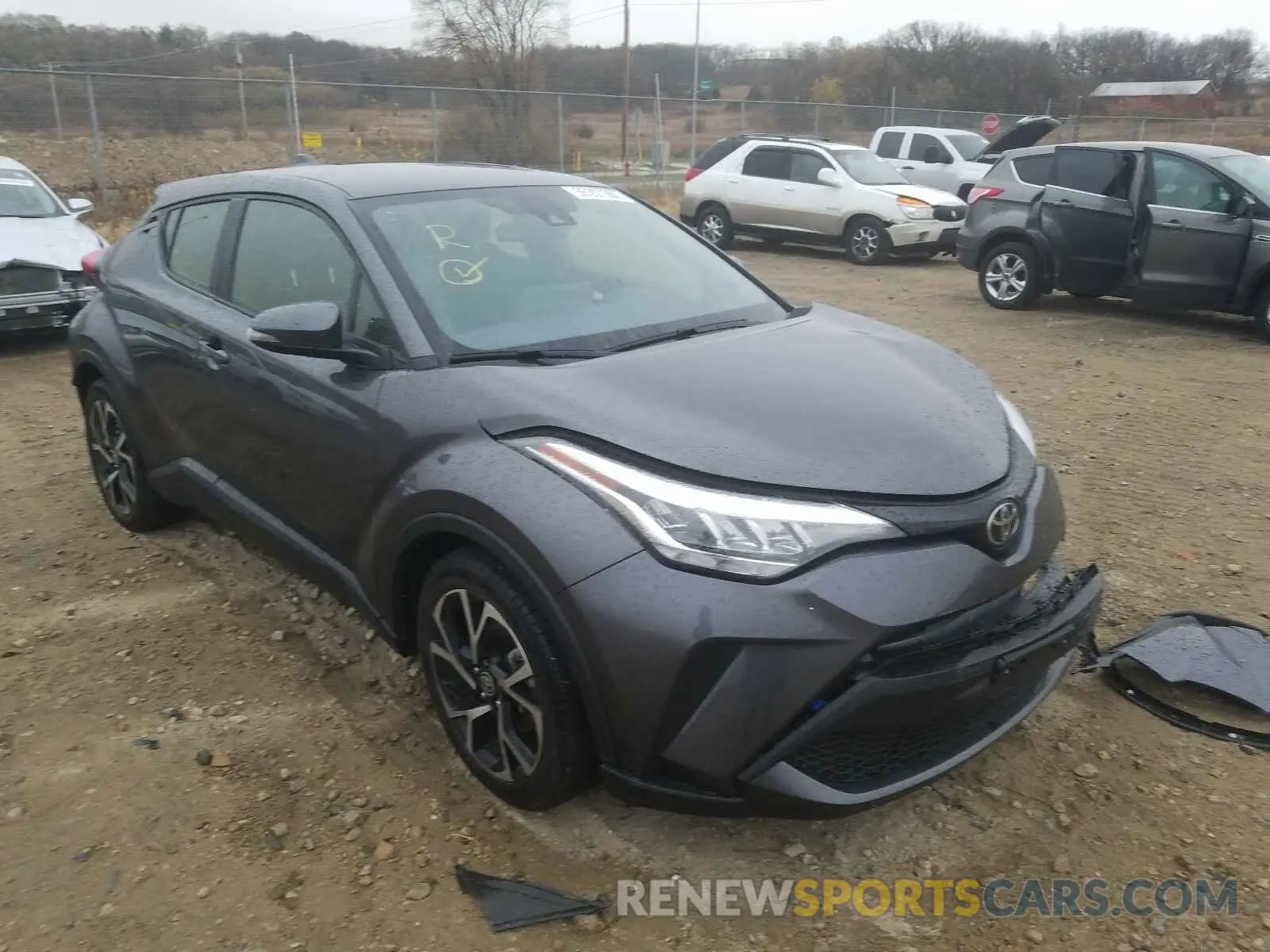 1 fotografías del automóvil dañado JTNKHMBX5L1062748 TOYOTA C-HR 2020
