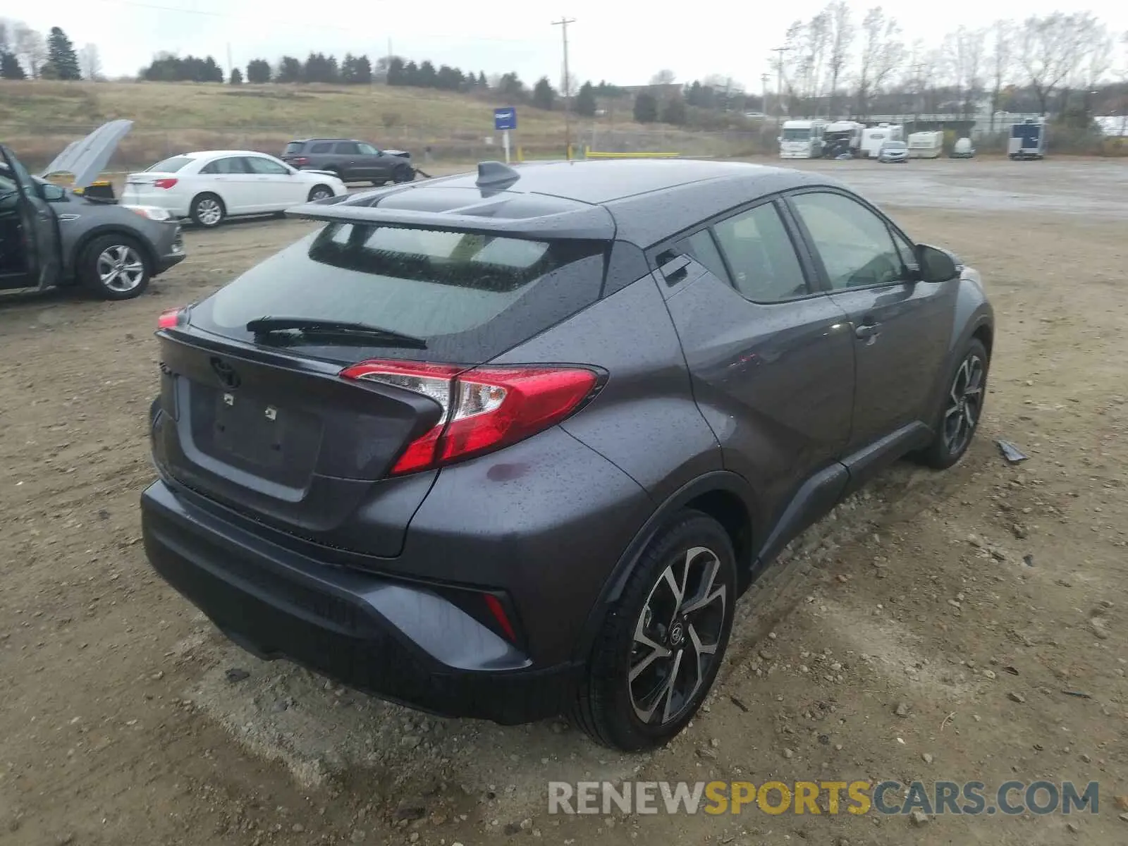 4 fotografías del automóvil dañado JTNKHMBX5L1062748 TOYOTA C-HR 2020