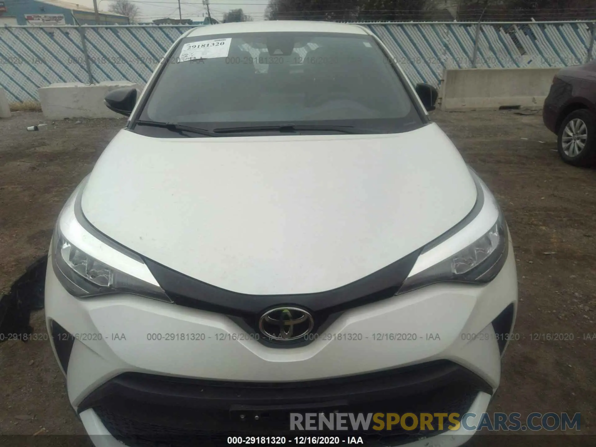 6 fotografías del automóvil dañado JTNKHMBX5L1080098 TOYOTA C-HR 2020