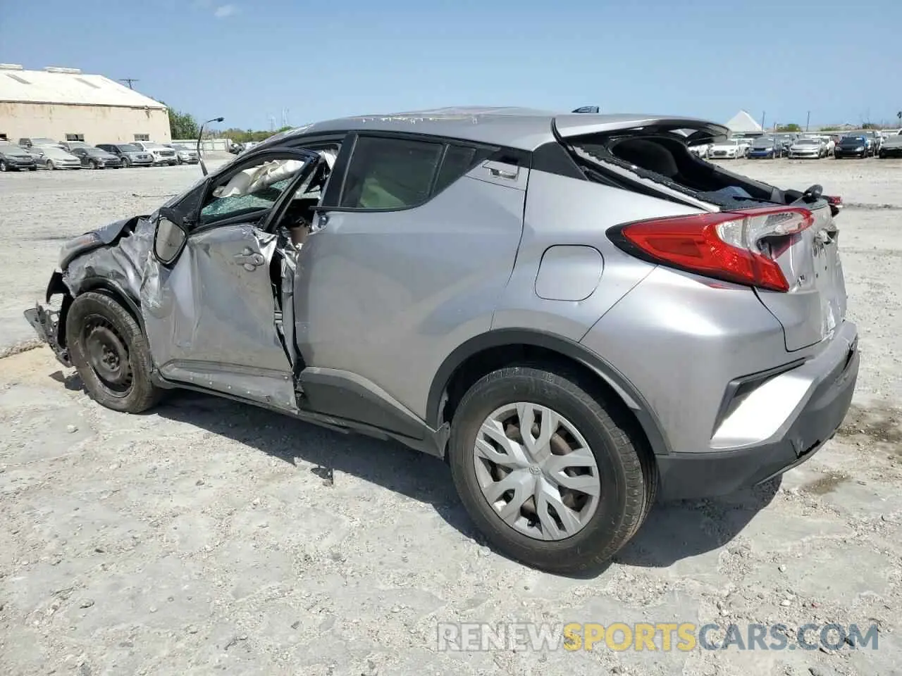 2 fotografías del automóvil dañado JTNKHMBX5L1080523 TOYOTA C-HR 2020
