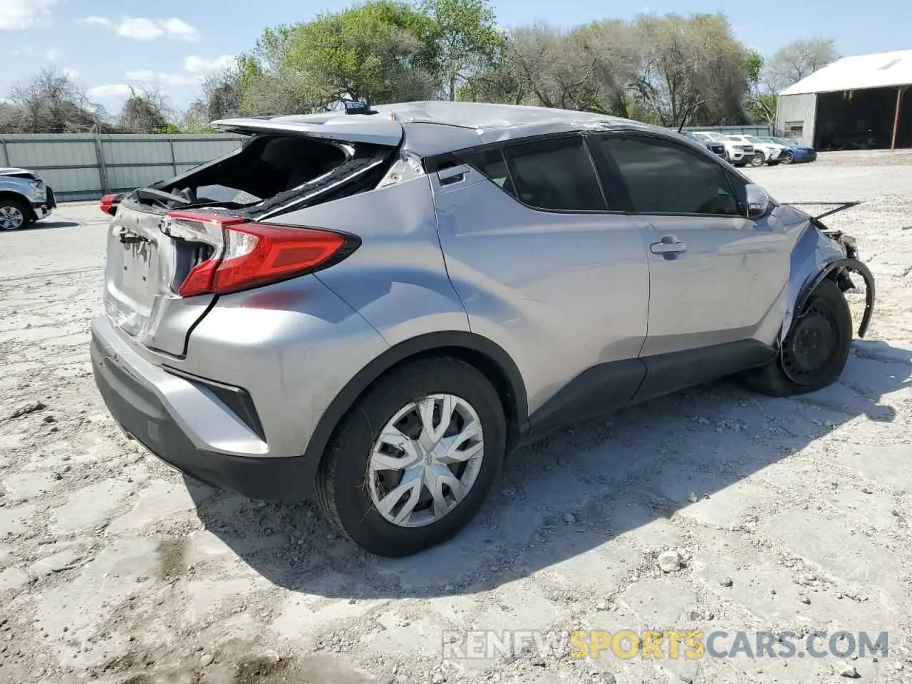 3 fotografías del automóvil dañado JTNKHMBX5L1080523 TOYOTA C-HR 2020