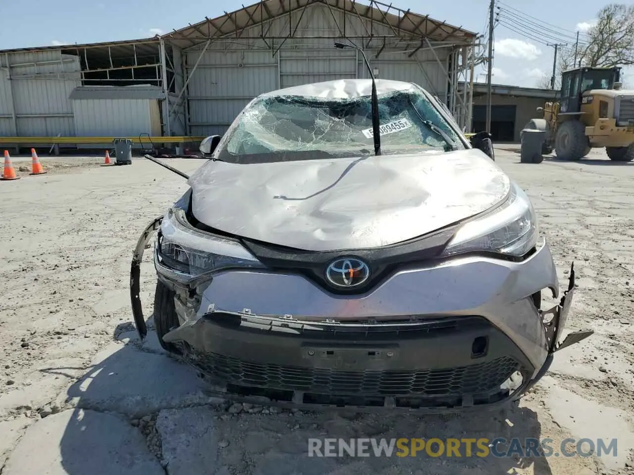 5 fotografías del automóvil dañado JTNKHMBX5L1080523 TOYOTA C-HR 2020