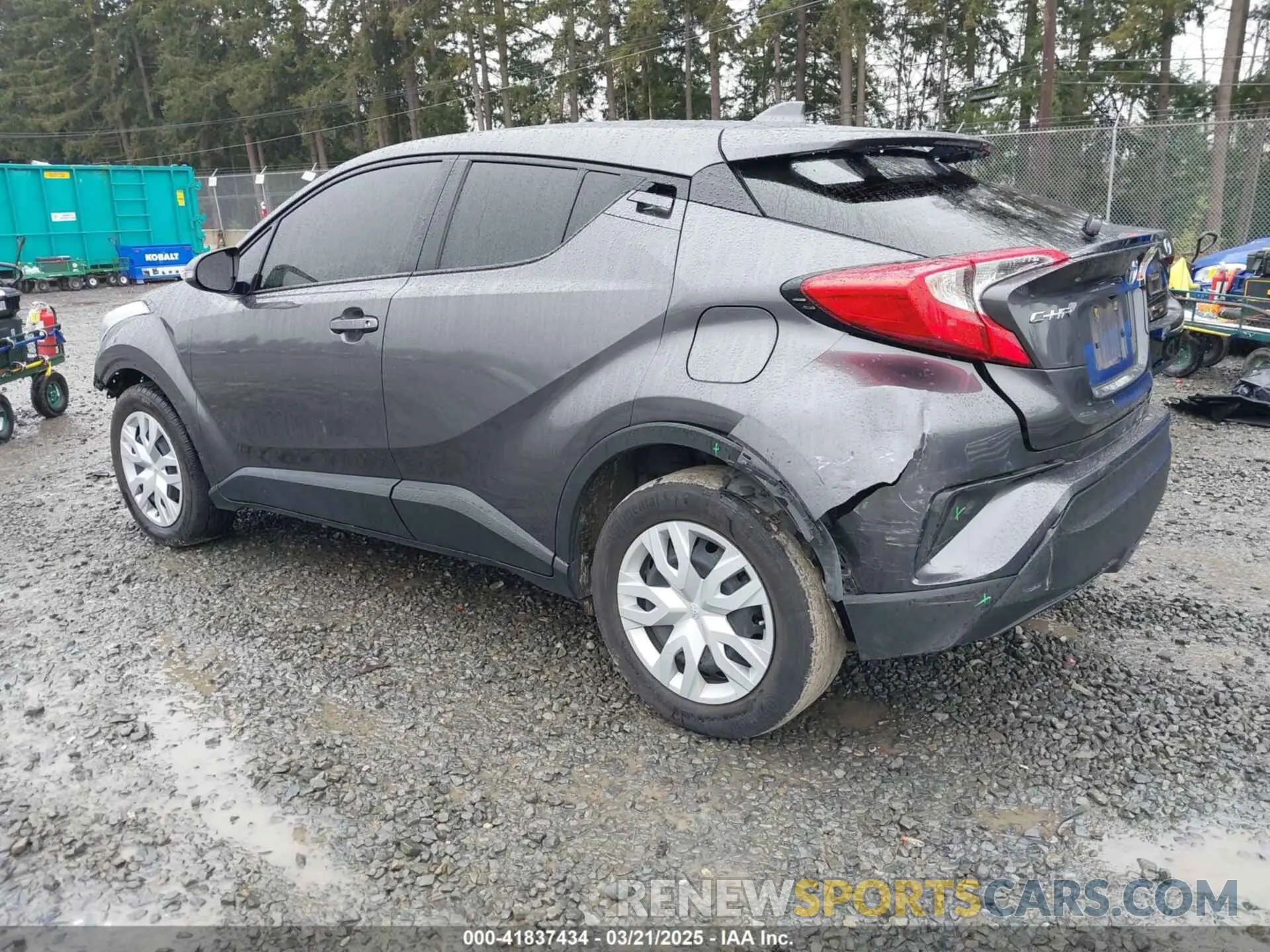 3 fotografías del automóvil dañado JTNKHMBX5L1082286 TOYOTA C-HR 2020