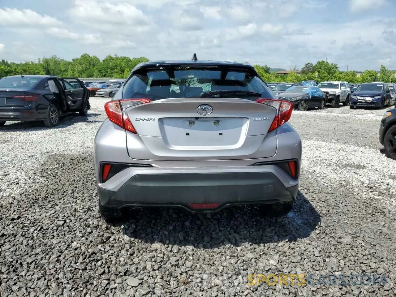 6 fotografías del automóvil dañado JTNKHMBX5L1090324 TOYOTA C-HR 2020