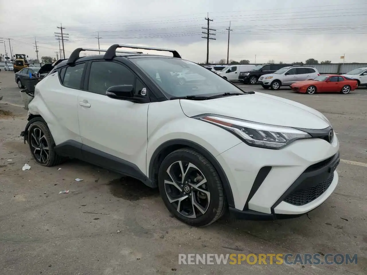 4 fotografías del automóvil dañado JTNKHMBX5L1091859 TOYOTA C-HR 2020