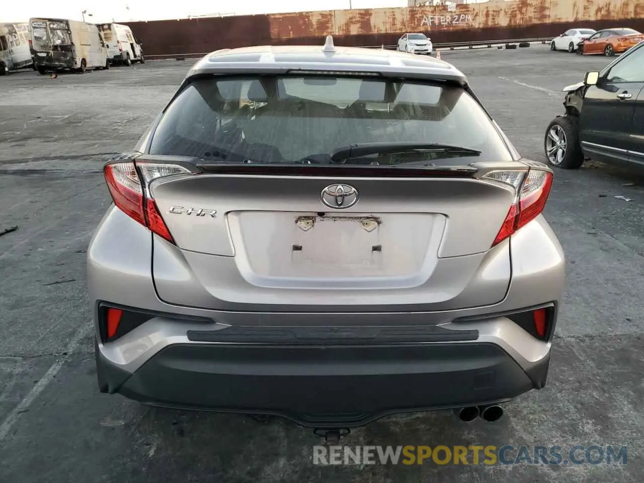6 fotografías del automóvil dañado JTNKHMBX6L1072690 TOYOTA C-HR 2020