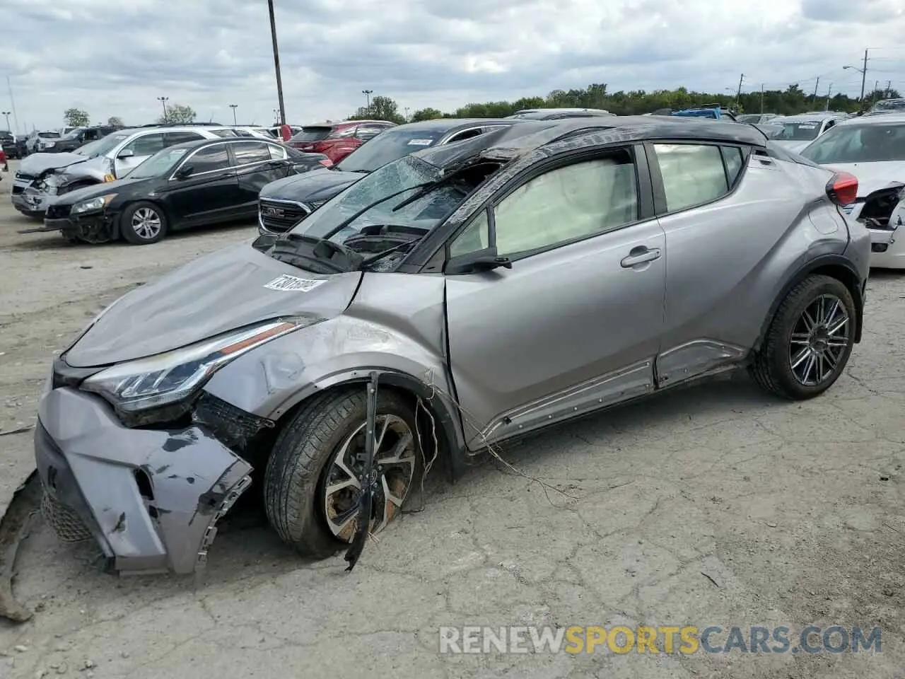 1 fotografías del automóvil dañado JTNKHMBX6L1072821 TOYOTA C-HR 2020
