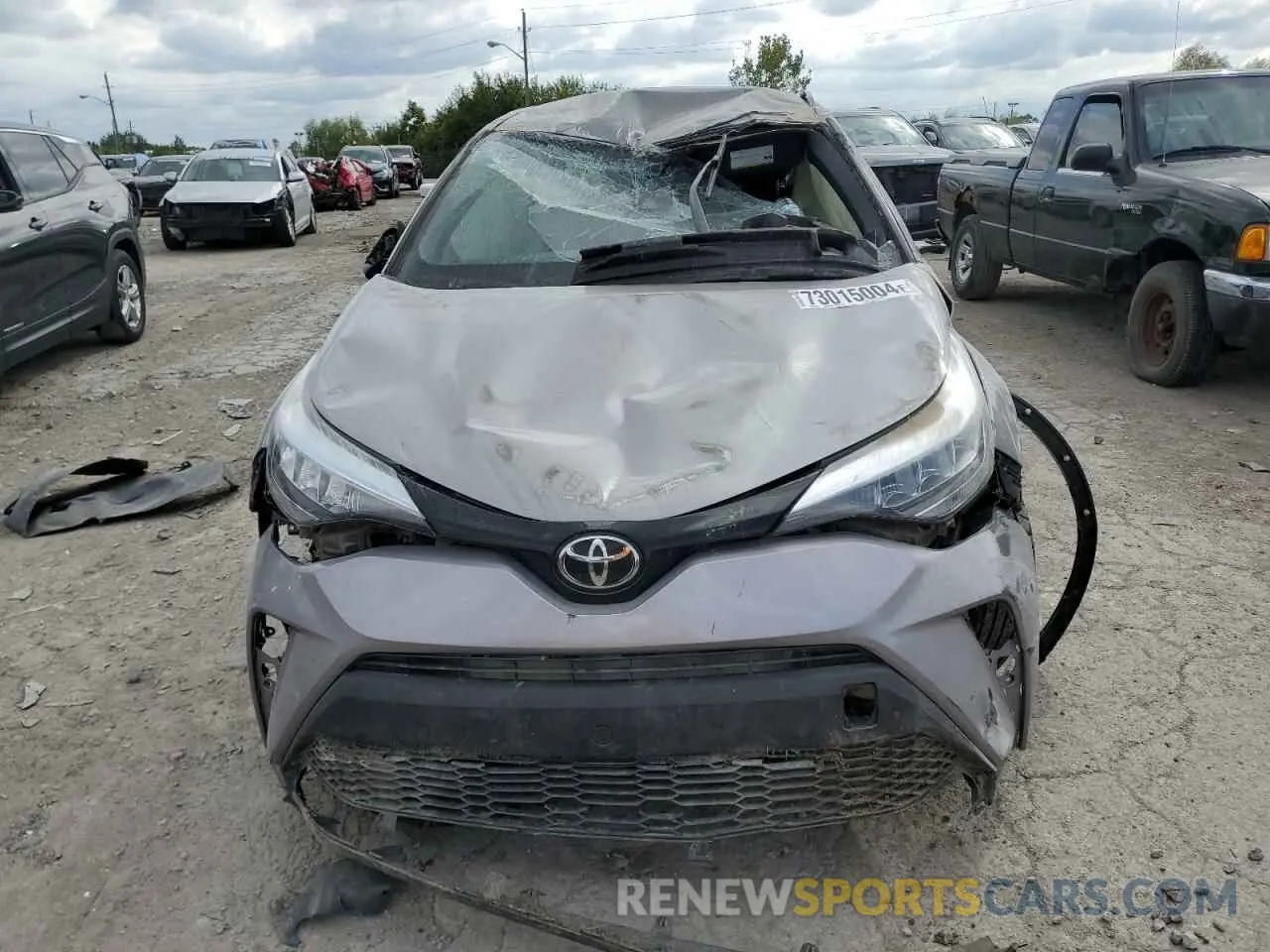 5 fotografías del automóvil dañado JTNKHMBX6L1072821 TOYOTA C-HR 2020