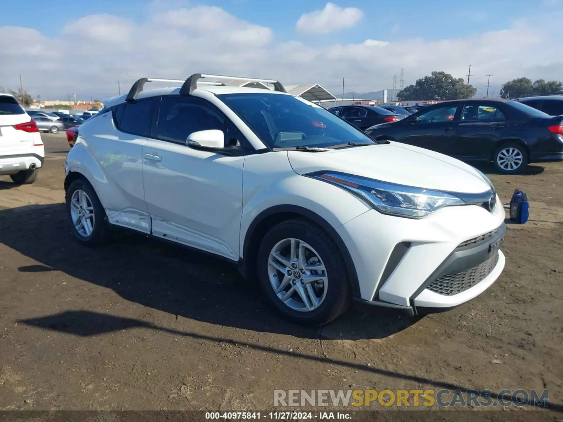 1 fotografías del automóvil dañado JTNKHMBX6L1076433 TOYOTA C-HR 2020