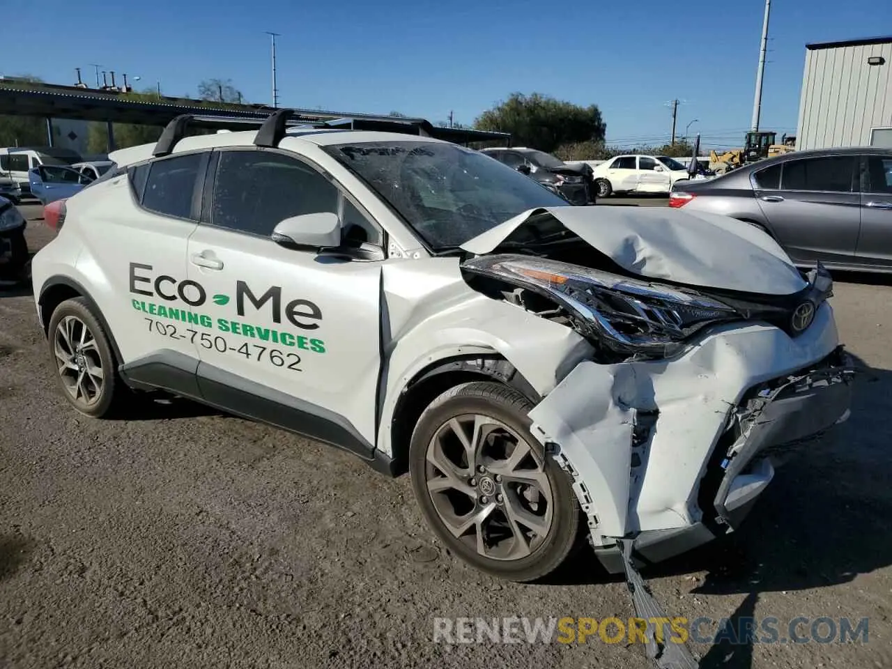 4 fotografías del automóvil dañado JTNKHMBX6L1084354 TOYOTA C-HR 2020