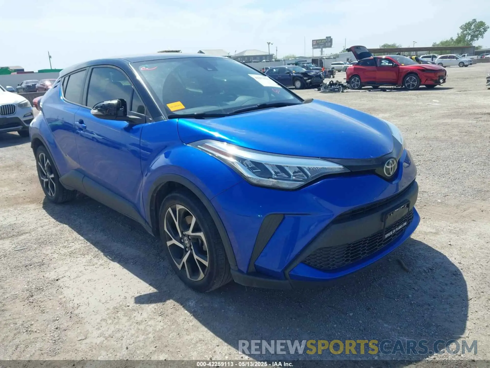 1 fotografías del automóvil dañado JTNKHMBX6L1087867 TOYOTA C-HR 2020
