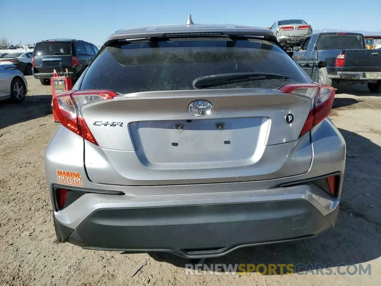 6 fotografías del automóvil dañado JTNKHMBX7L1063321 TOYOTA C-HR 2020