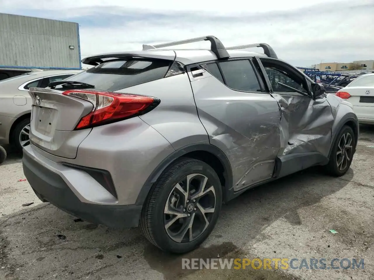 3 fotografías del automóvil dañado JTNKHMBX7L1065098 TOYOTA C-HR 2020