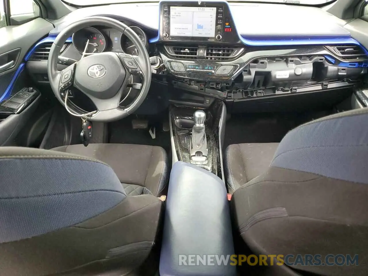 8 fotografías del automóvil dañado JTNKHMBX7L1065098 TOYOTA C-HR 2020