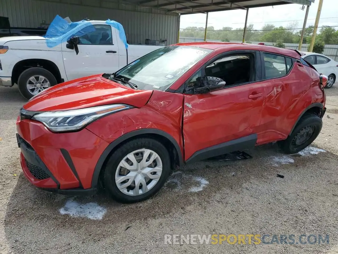 1 fotografías del automóvil dañado JTNKHMBX7L1070074 TOYOTA C-HR 2020