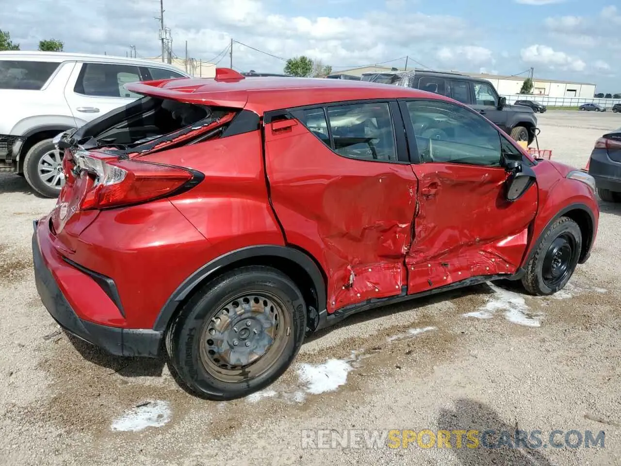 3 fotografías del automóvil dañado JTNKHMBX7L1070074 TOYOTA C-HR 2020