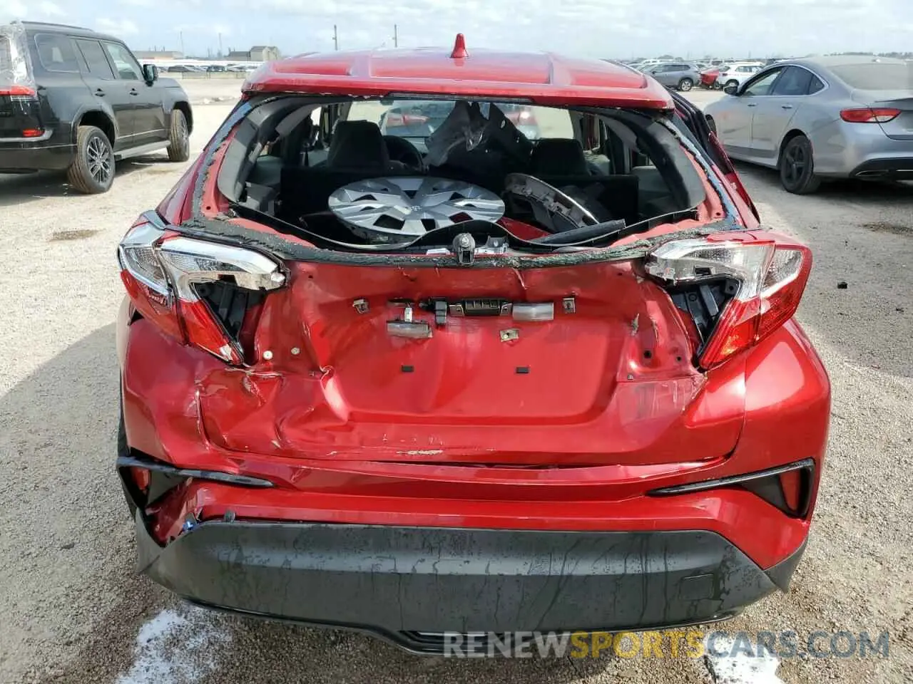6 fotografías del automóvil dañado JTNKHMBX7L1070074 TOYOTA C-HR 2020