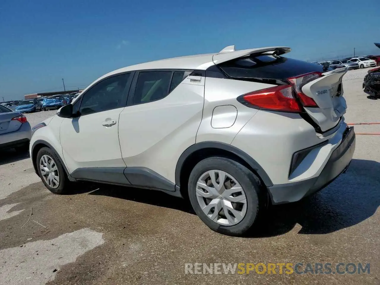 2 fotografías del automóvil dañado JTNKHMBX7L1074092 TOYOTA C-HR 2020