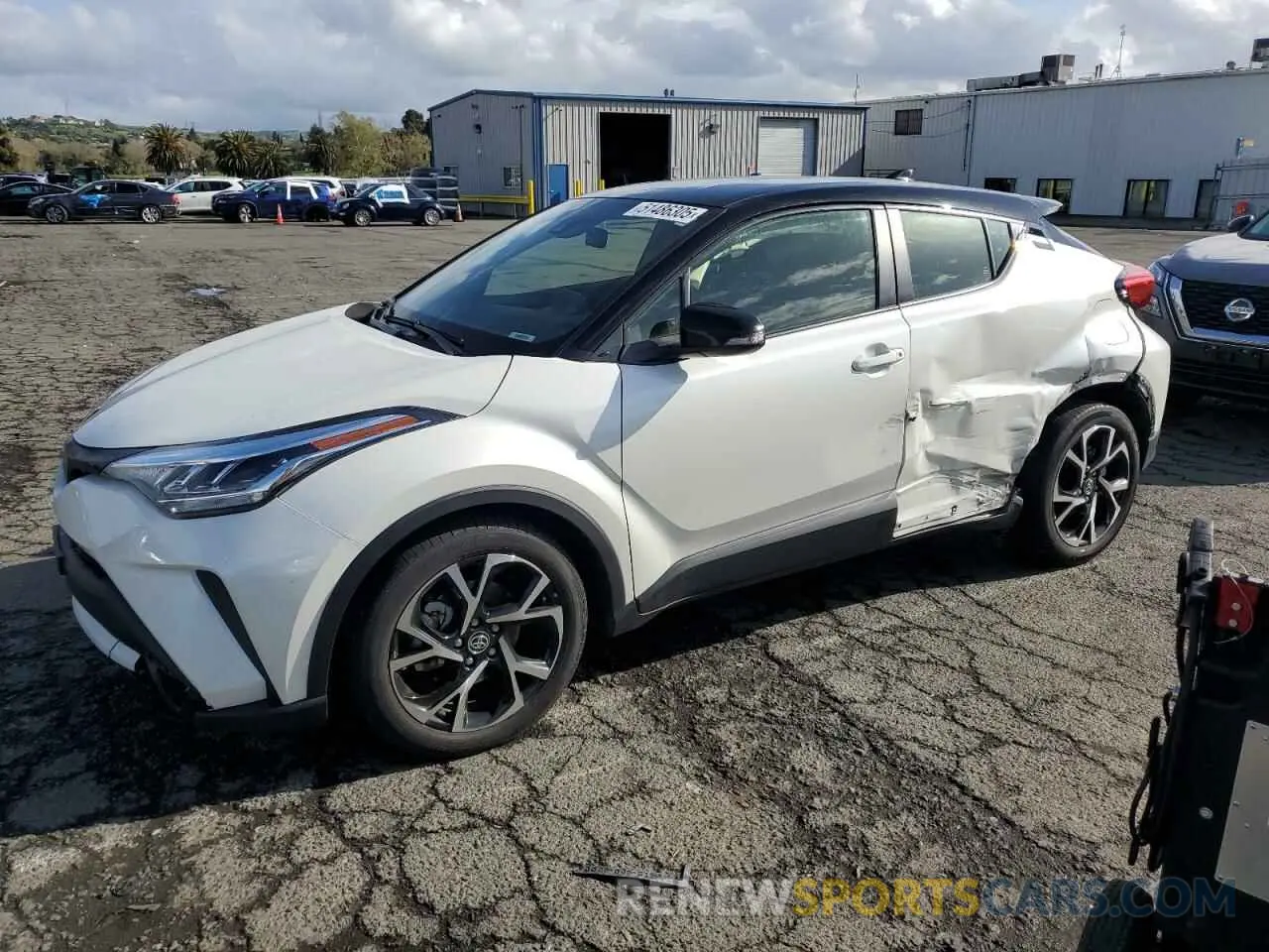 1 fotografías del automóvil dañado JTNKHMBX7L1077252 TOYOTA C-HR 2020