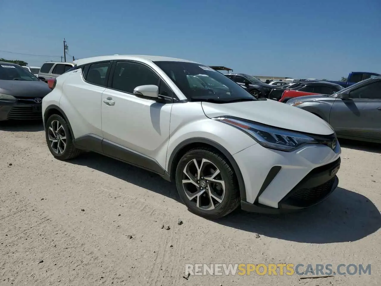 4 fotografías del automóvil dañado JTNKHMBX7L1086100 TOYOTA C-HR 2020