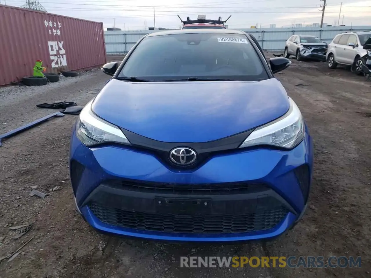 5 fotografías del automóvil dañado JTNKHMBX7L1087716 TOYOTA C-HR 2020