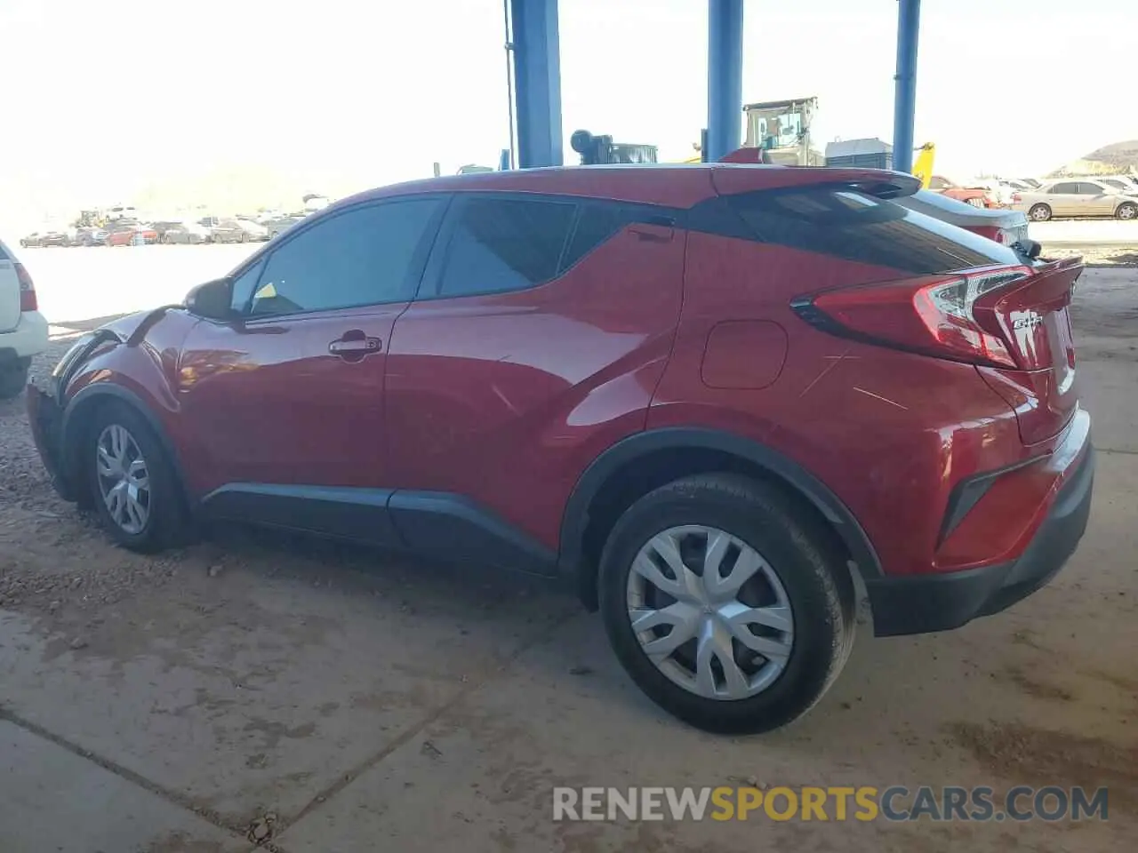 2 fotografías del automóvil dañado JTNKHMBX8L1065174 TOYOTA C-HR 2020