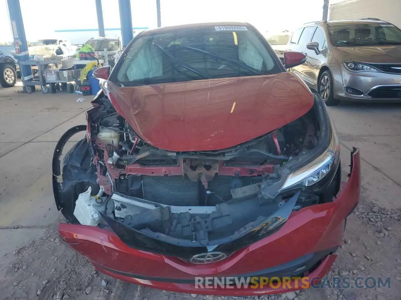 5 fotografías del automóvil dañado JTNKHMBX8L1065174 TOYOTA C-HR 2020