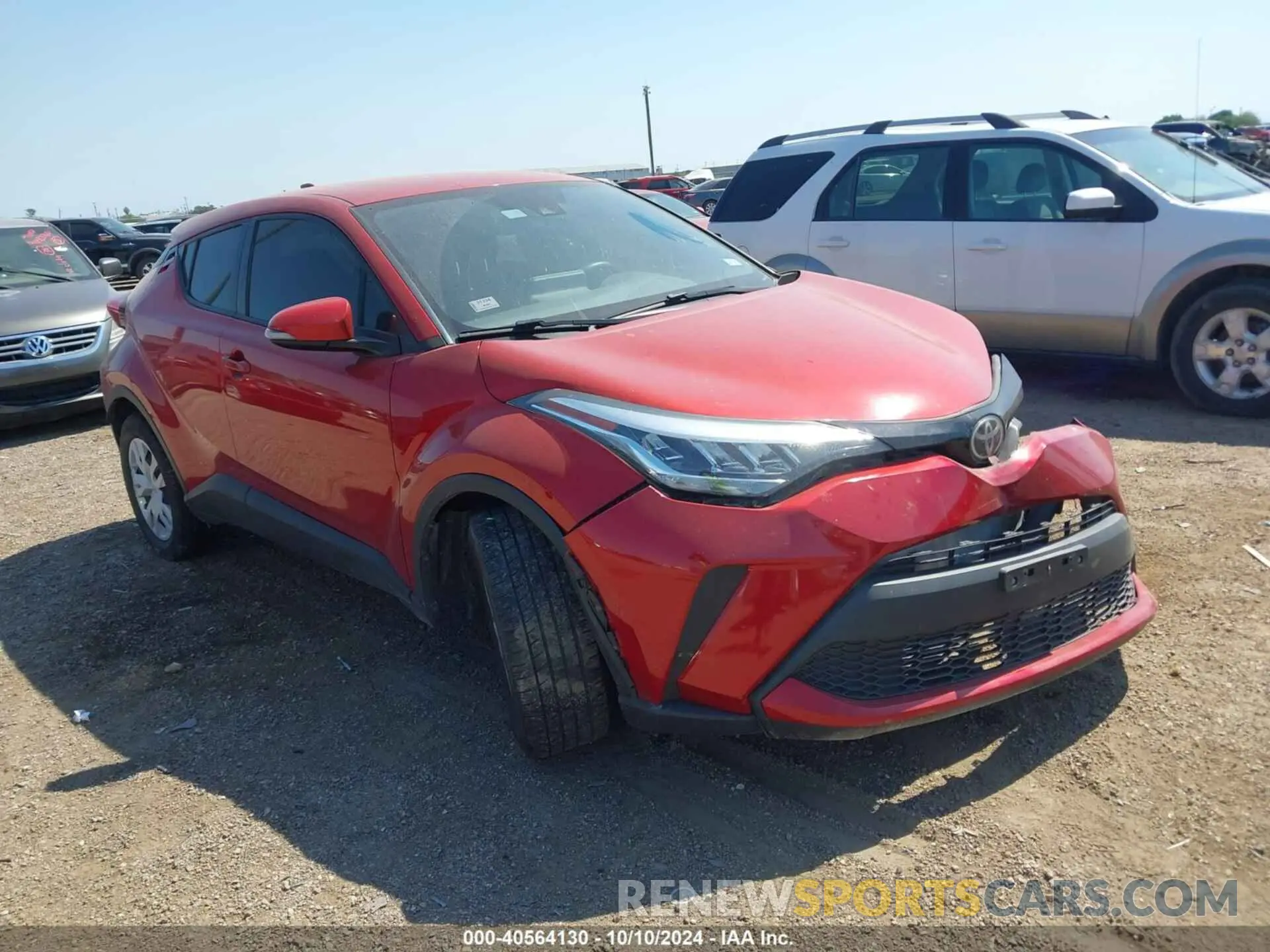 1 fotografías del automóvil dañado JTNKHMBX8L1072514 TOYOTA C-HR 2020