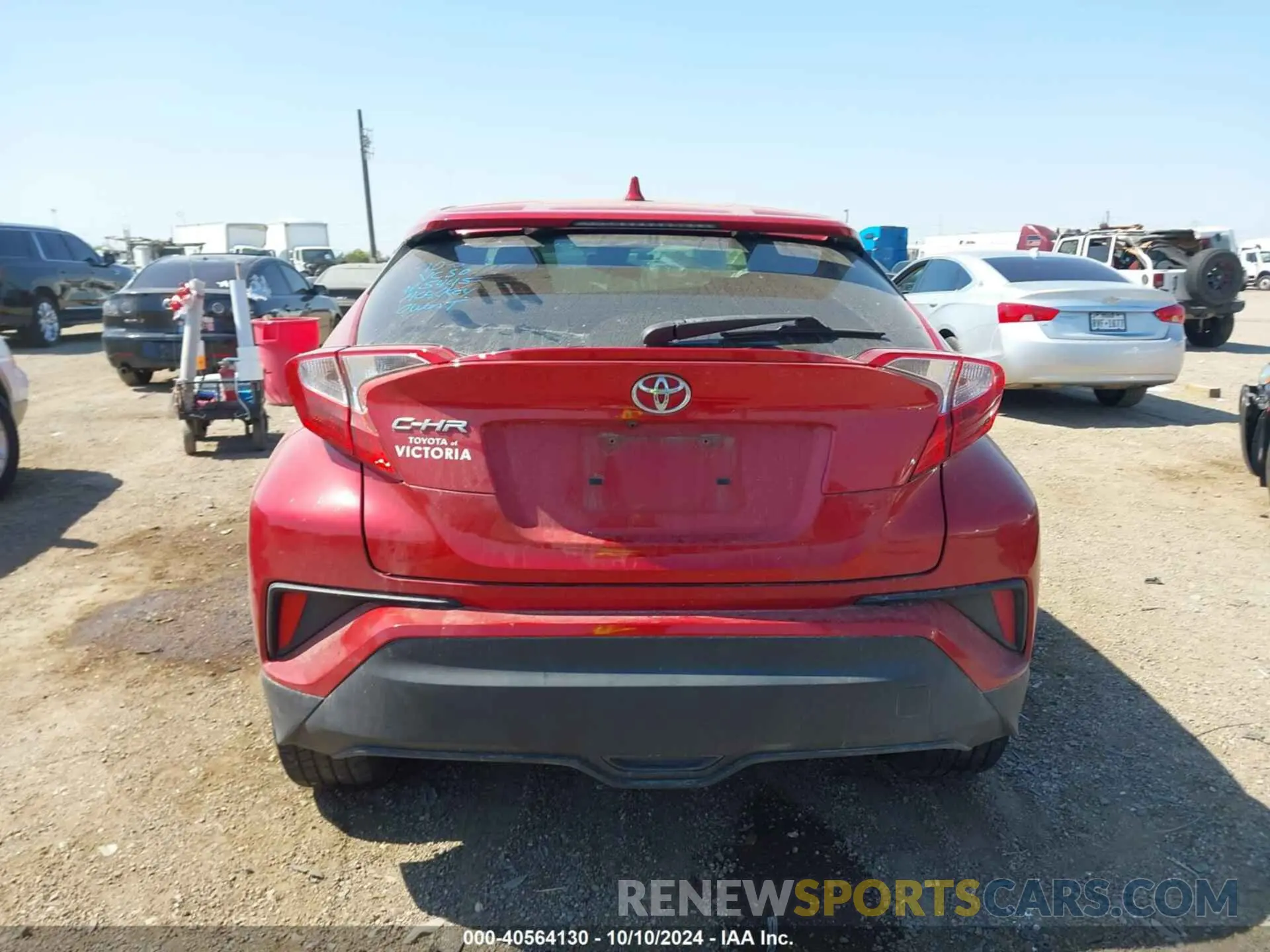 16 fotografías del automóvil dañado JTNKHMBX8L1072514 TOYOTA C-HR 2020