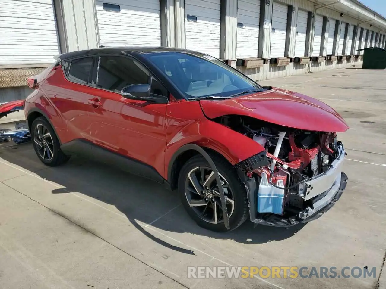 4 fotografías del automóvil dañado JTNKHMBX8L1073761 TOYOTA C-HR 2020