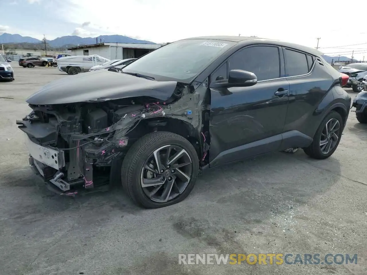 1 fotografías del automóvil dañado JTNKHMBX8L1086946 TOYOTA C-HR 2020