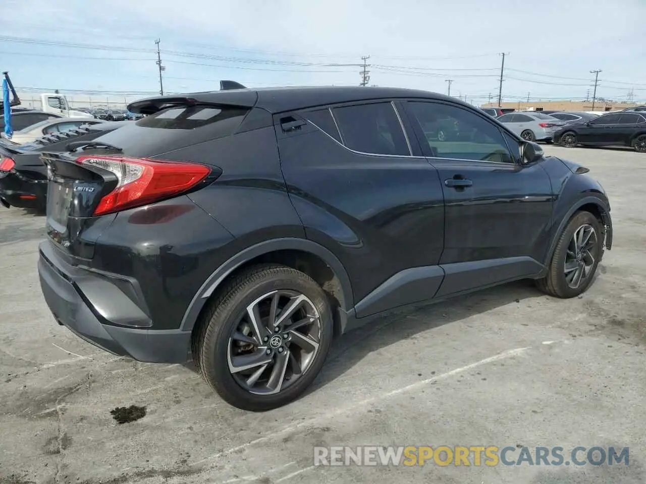 3 fotografías del automóvil dañado JTNKHMBX8L1086946 TOYOTA C-HR 2020
