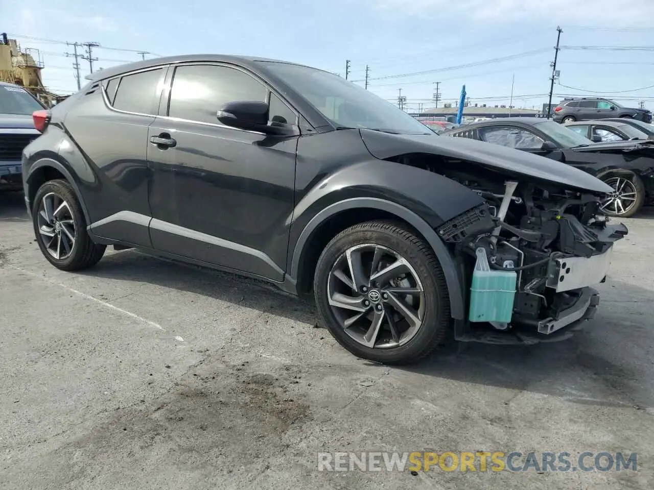 4 fotografías del automóvil dañado JTNKHMBX8L1086946 TOYOTA C-HR 2020