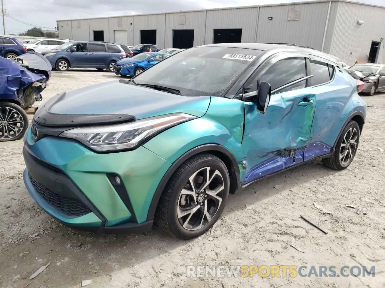 1 fotografías del automóvil dañado JTNKHMBX8L1093119 TOYOTA C-HR 2020