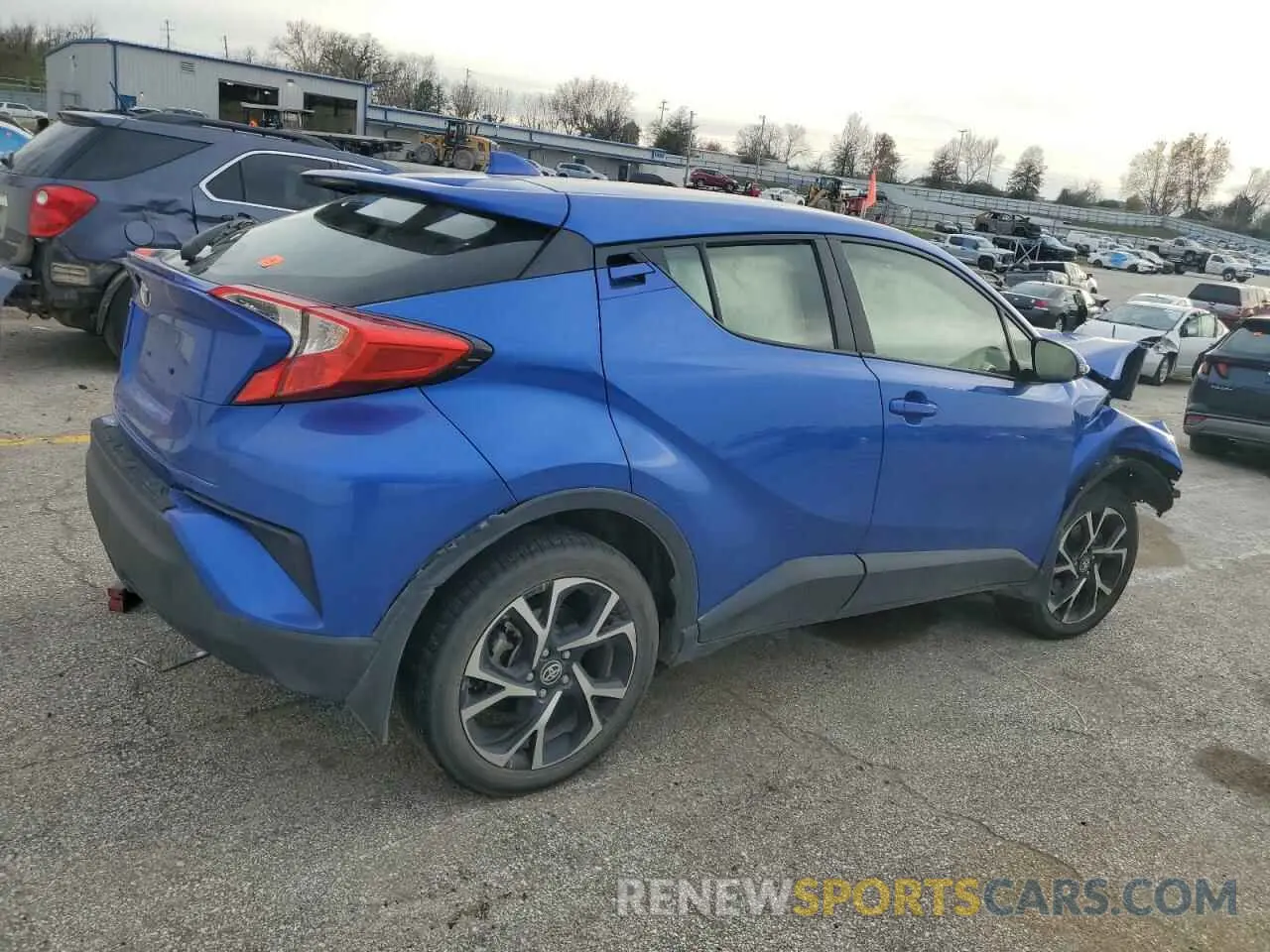 3 fotografías del automóvil dañado JTNKHMBX9L1070206 TOYOTA C-HR 2020