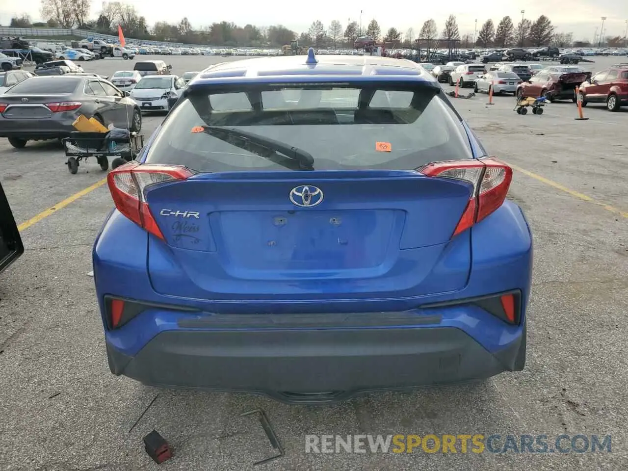6 fotografías del automóvil dañado JTNKHMBX9L1070206 TOYOTA C-HR 2020