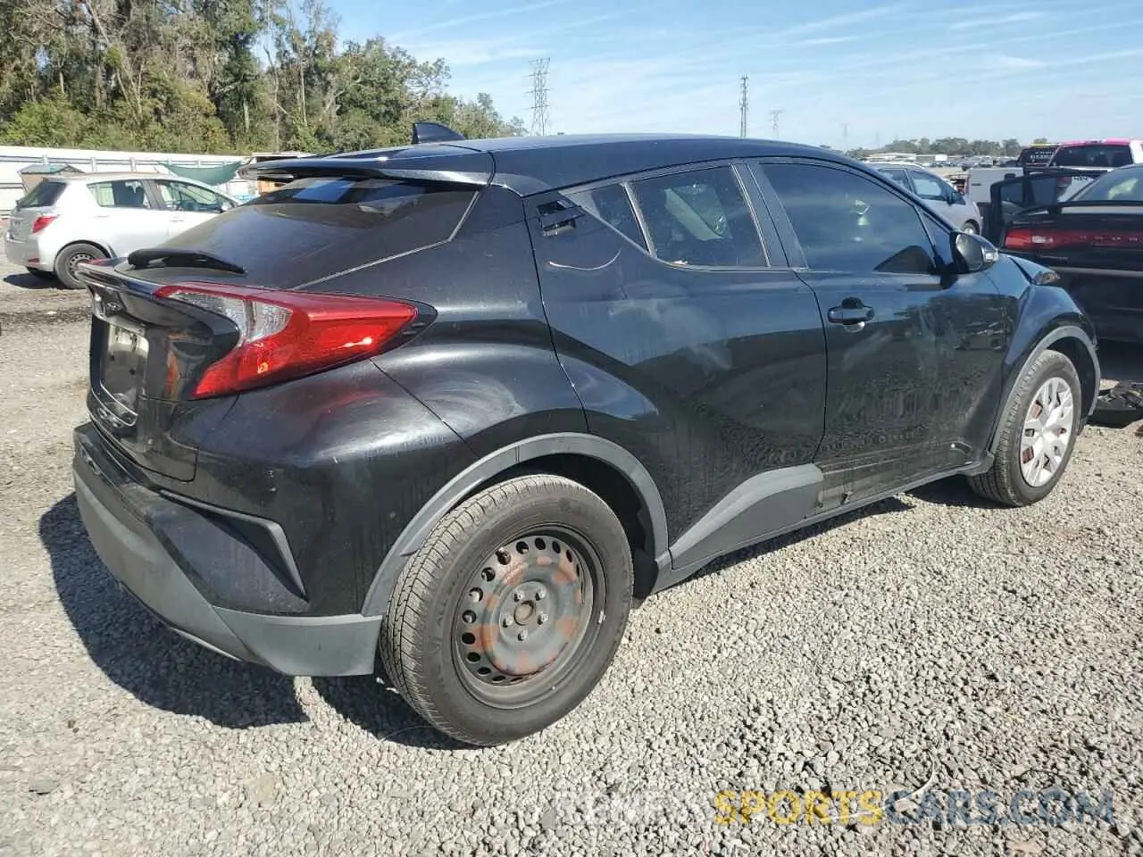 3 fotografías del automóvil dañado JTNKHMBX9L1073624 TOYOTA C-HR 2020