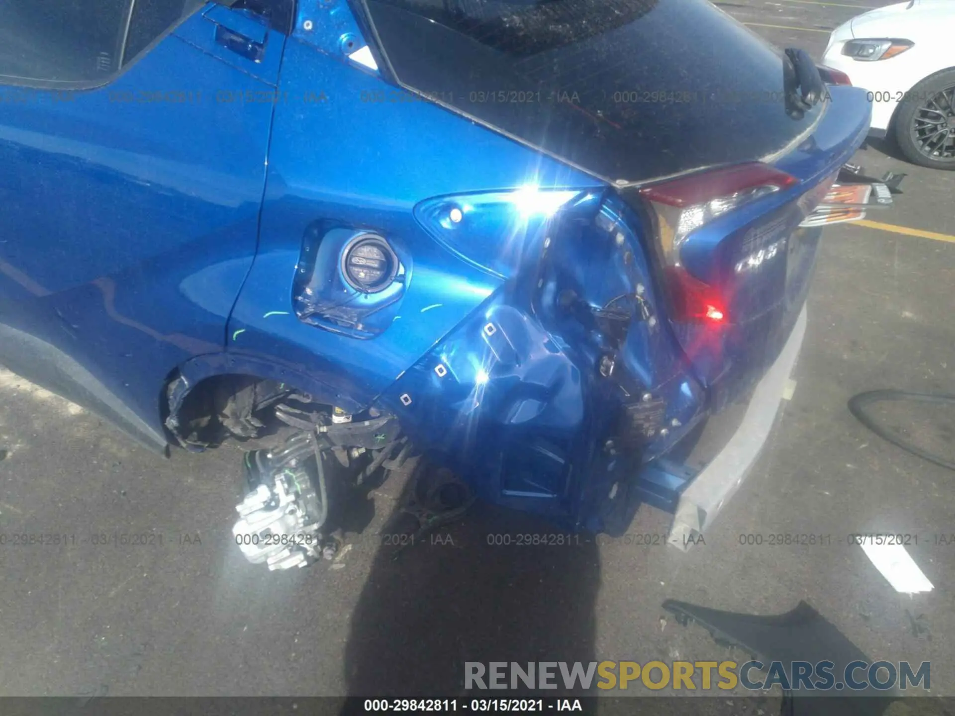 6 fotografías del automóvil dañado JTNKHMBX9L1090973 TOYOTA C-HR 2020