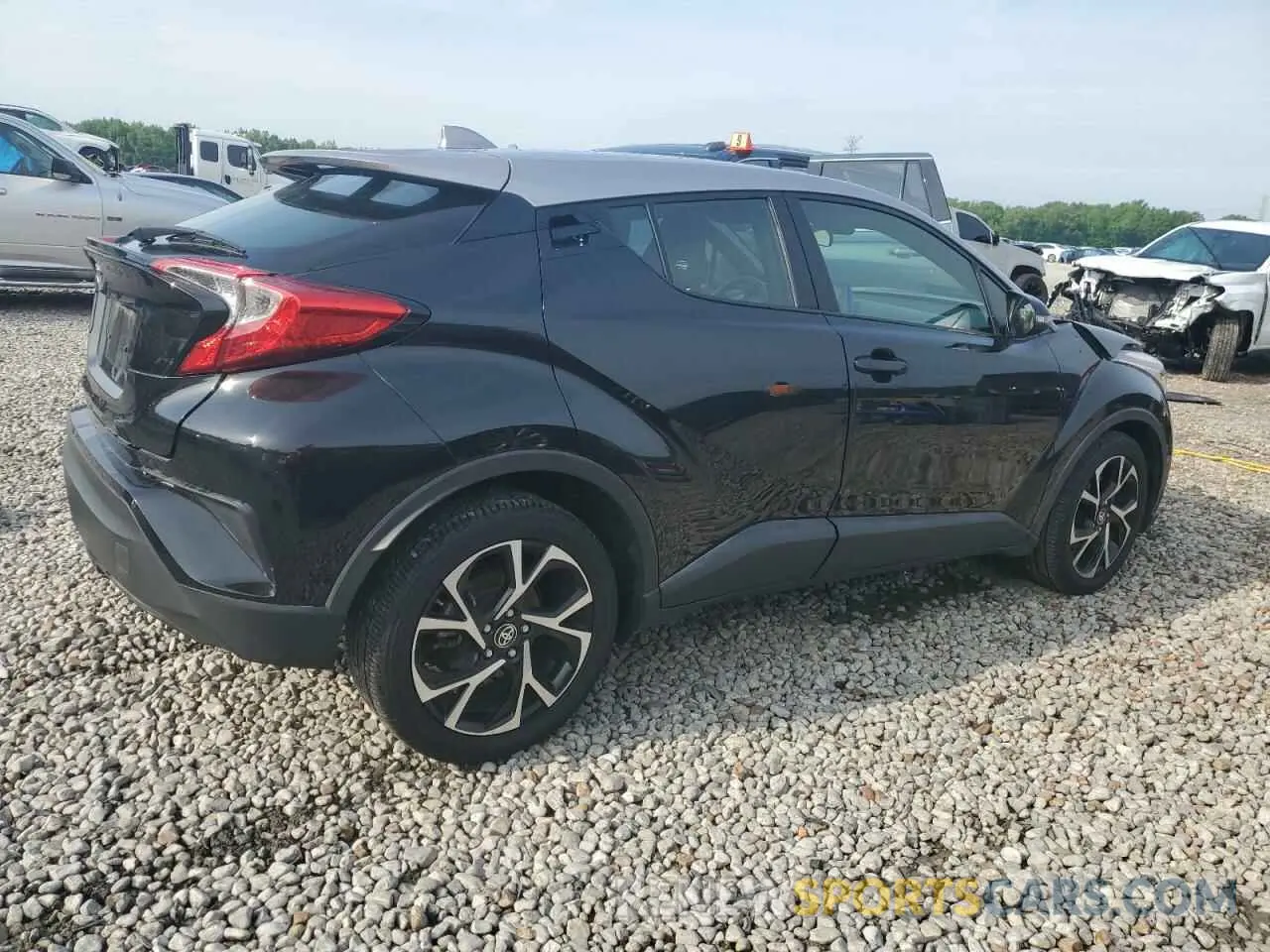 3 fotografías del automóvil dañado JTNKHMBX9L1092755 TOYOTA C-HR 2020