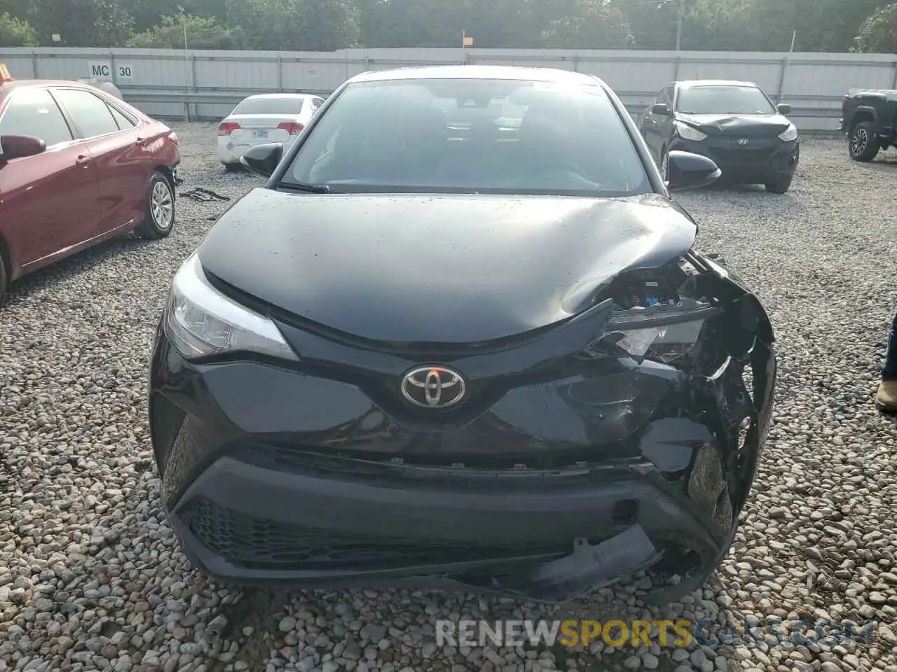 5 fotografías del automóvil dañado JTNKHMBX9L1092755 TOYOTA C-HR 2020