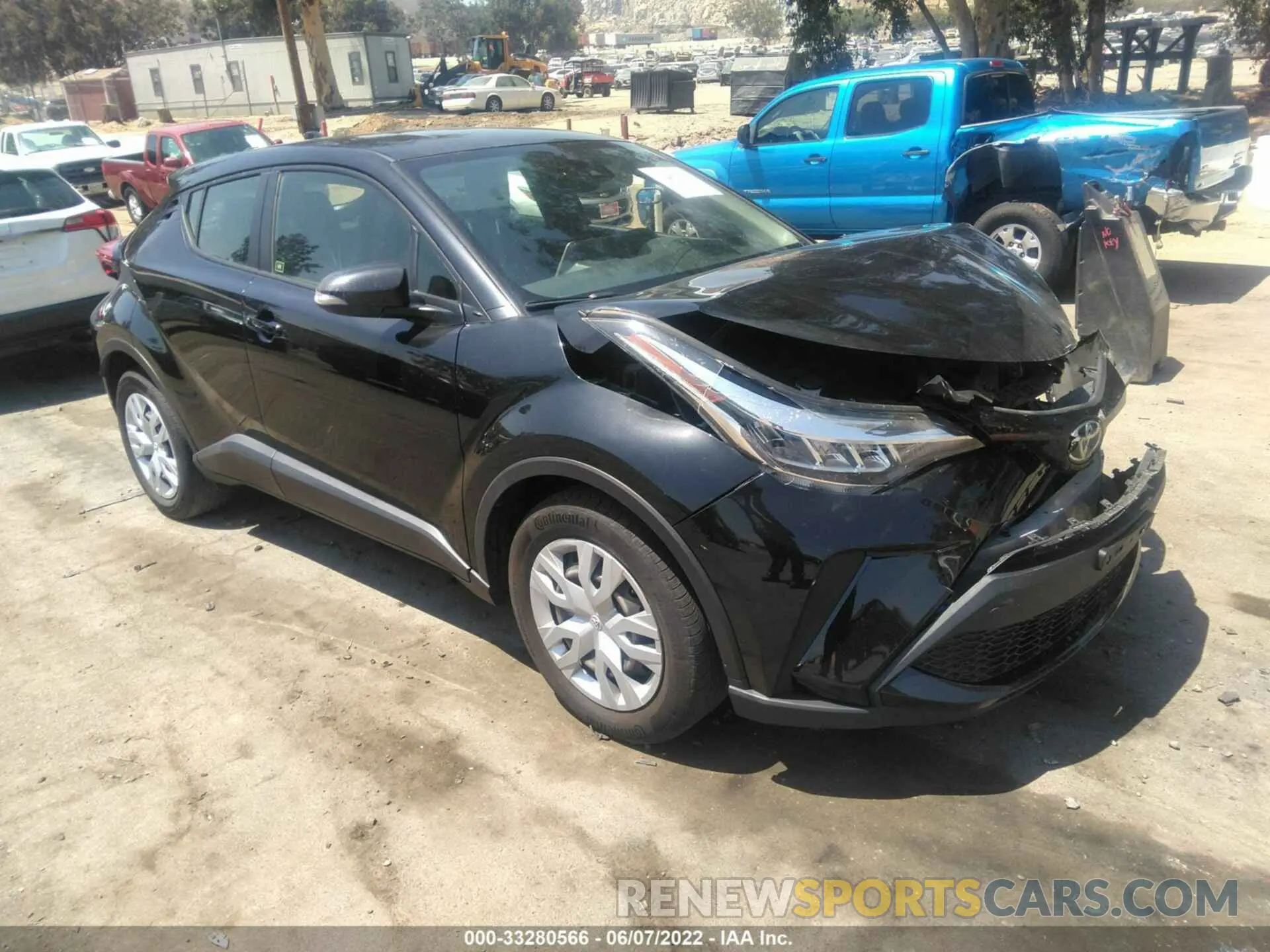 1 fotografías del automóvil dañado JTNKHMBXXL1064592 TOYOTA C-HR 2020