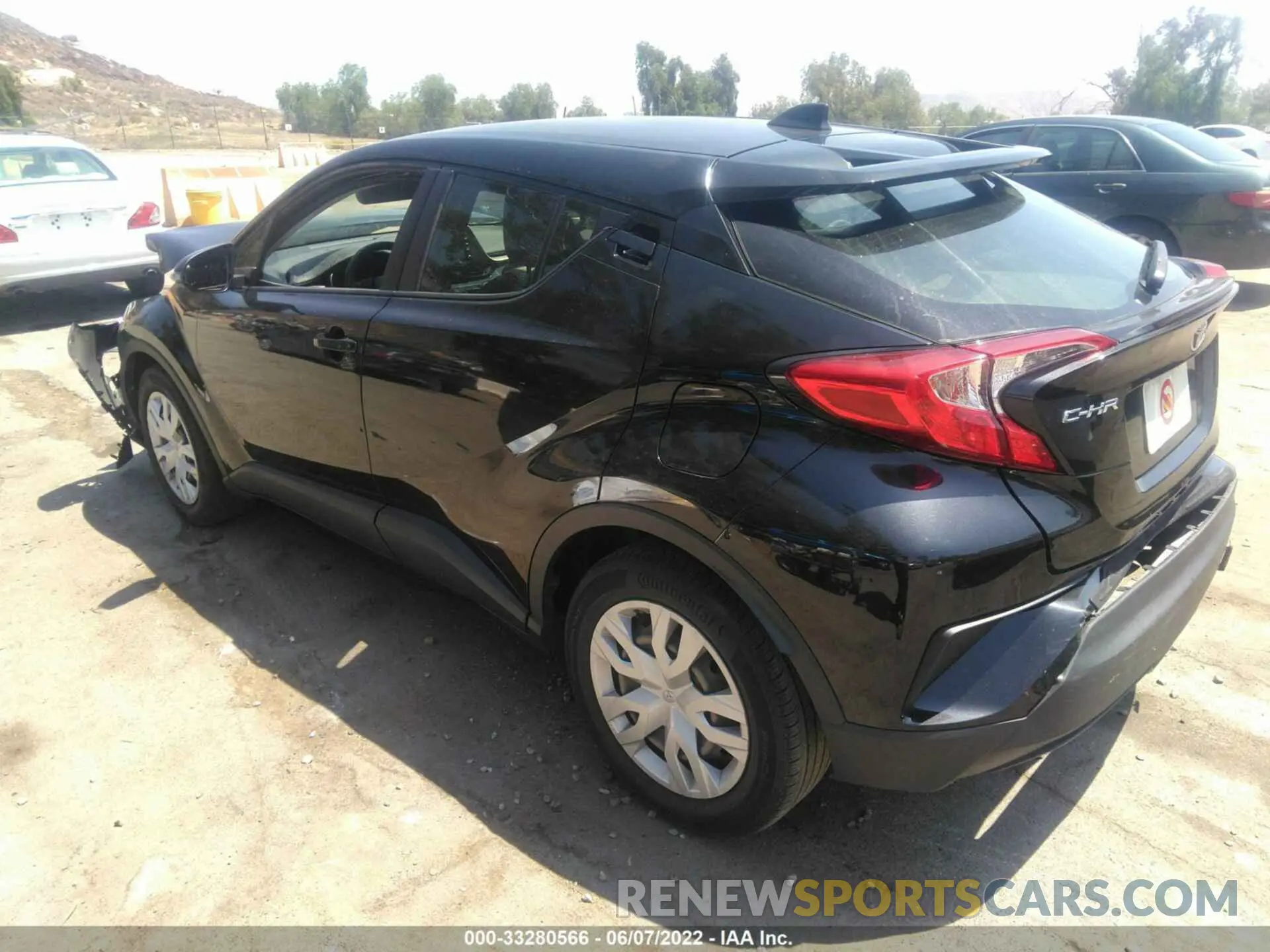 3 fotografías del automóvil dañado JTNKHMBXXL1064592 TOYOTA C-HR 2020
