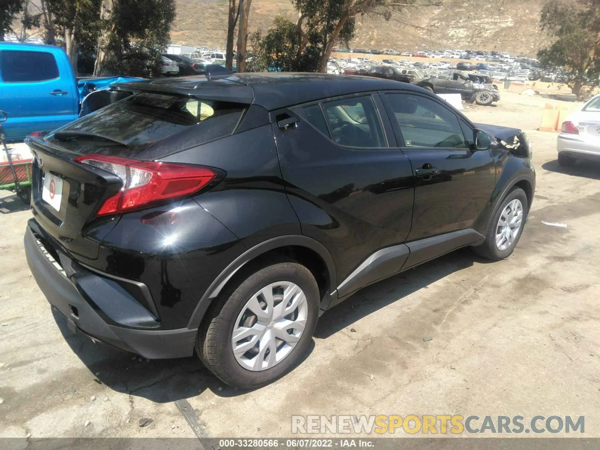 4 fotografías del automóvil dañado JTNKHMBXXL1064592 TOYOTA C-HR 2020