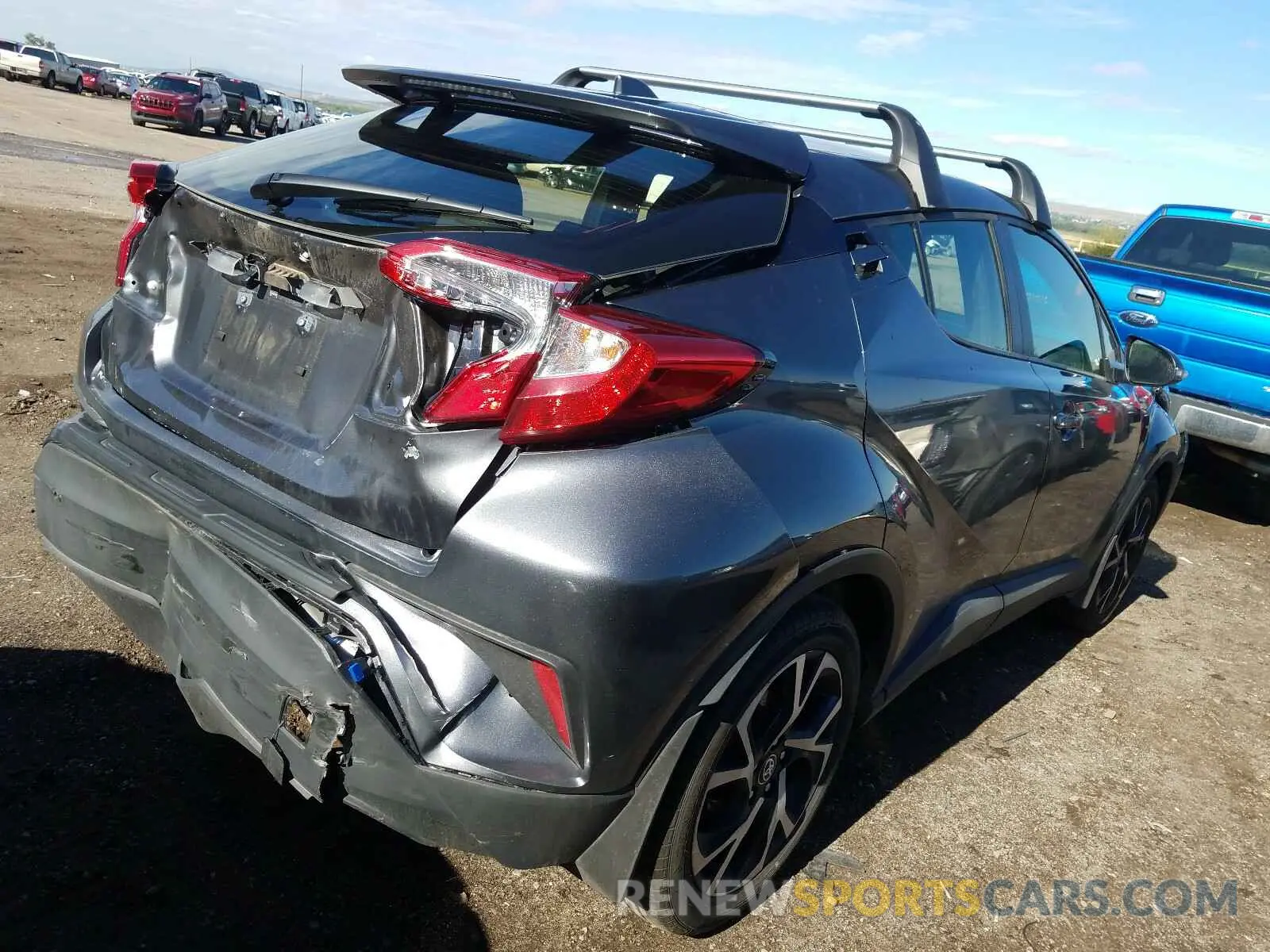 4 fotografías del automóvil dañado JTNKHMBXXL1065953 TOYOTA C-HR 2020