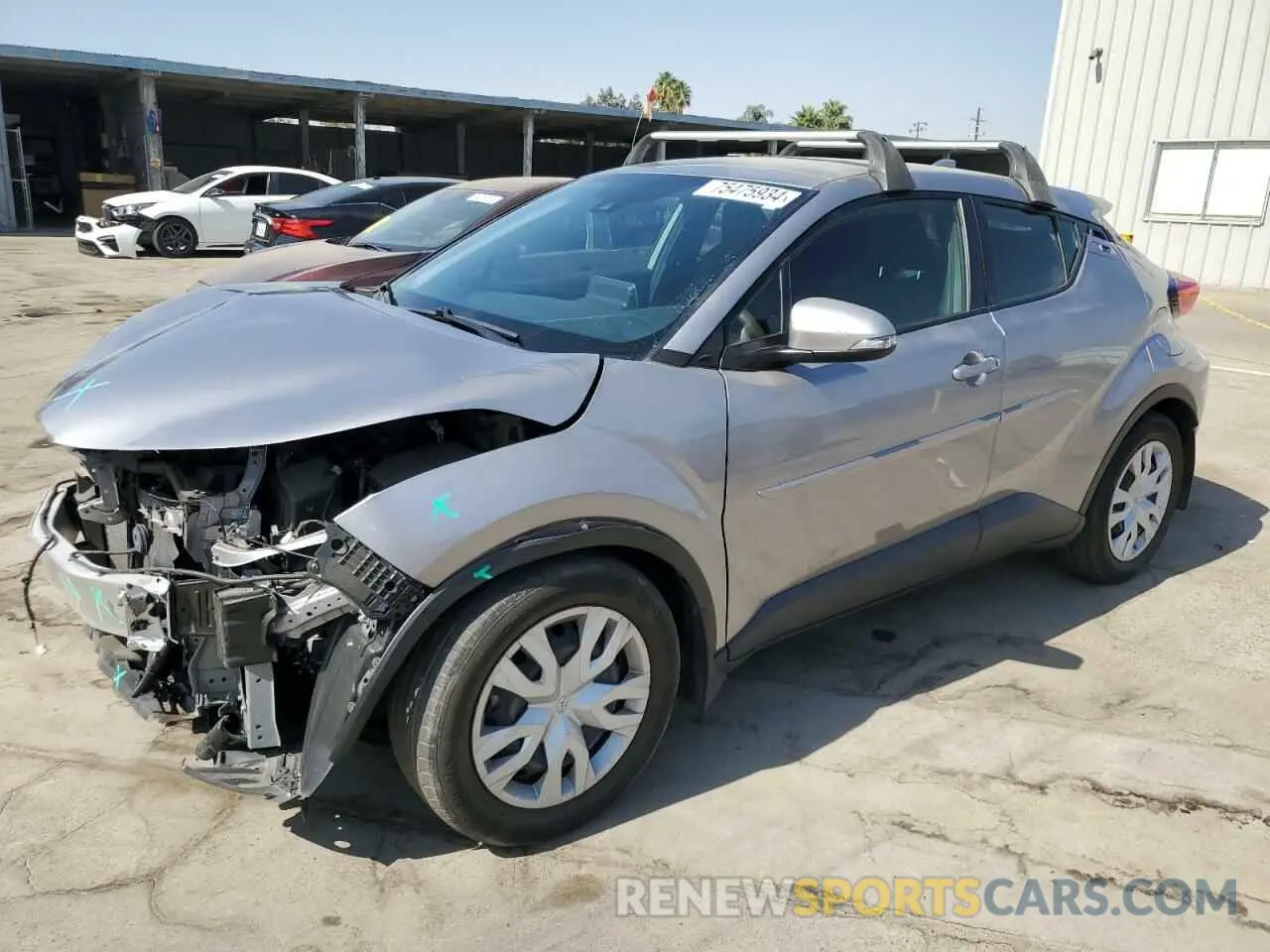 1 fotografías del automóvil dañado JTNKHMBXXL1074734 TOYOTA C-HR 2020
