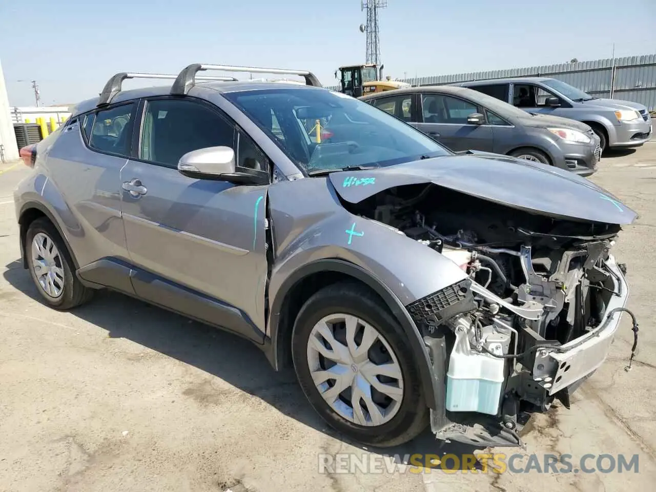 4 fotografías del automóvil dañado JTNKHMBXXL1074734 TOYOTA C-HR 2020