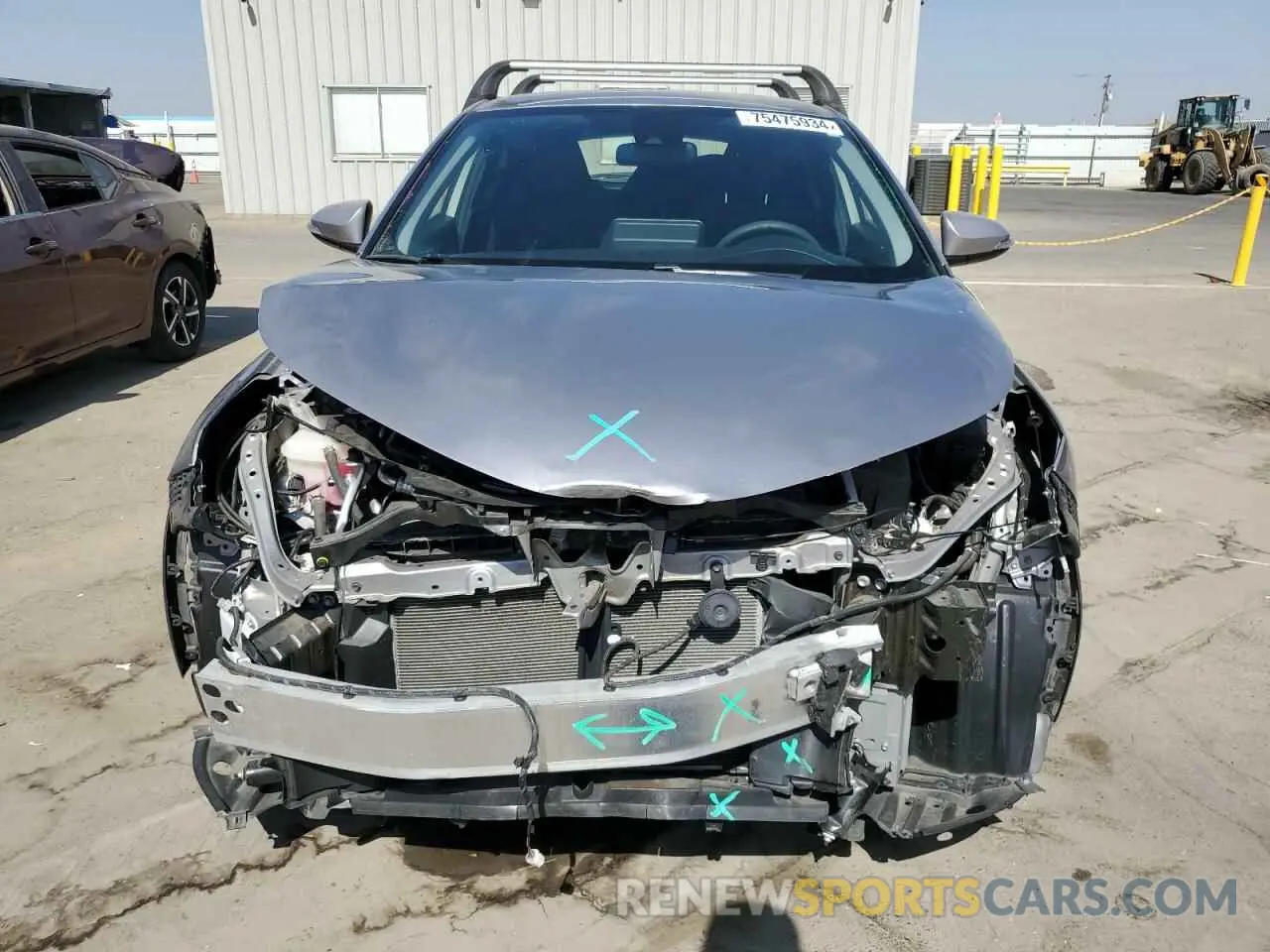 5 fotografías del automóvil dañado JTNKHMBXXL1074734 TOYOTA C-HR 2020